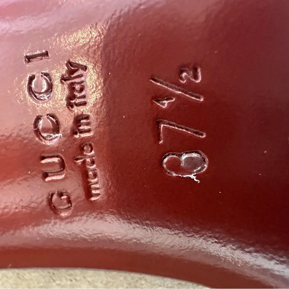 Gucci Women's Beige Suede Tassel Mocassin Pumps 37.5 - Picture 6 of 10